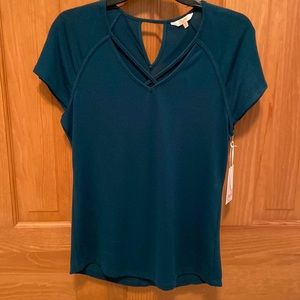 Candie’s Strappy Neckline Flutter Top